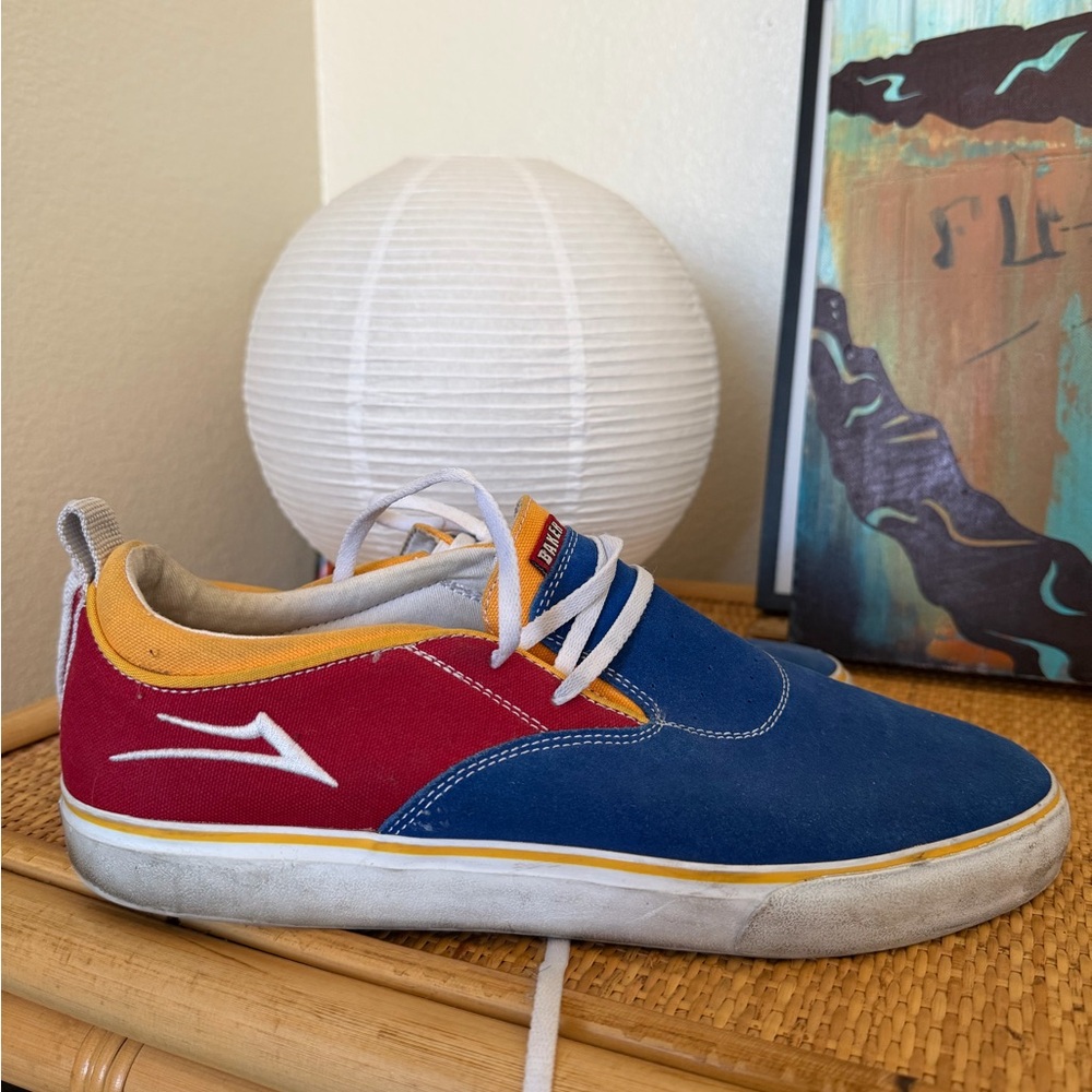 Stylish Blue and Red Men's Sneakers